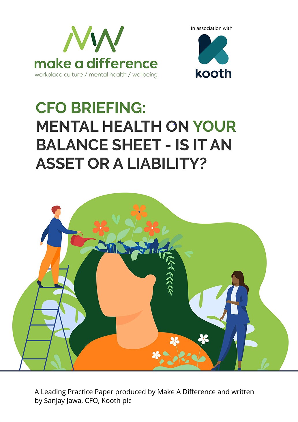 Kooth Work CFO workplace mental health ROI